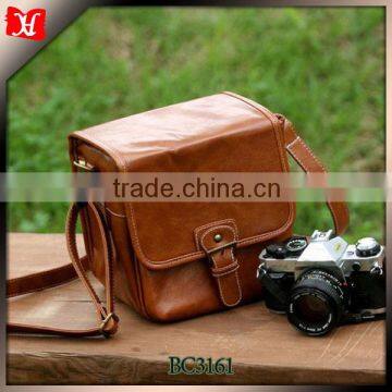 Vintage leather camera bag assistant bag for camera