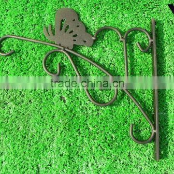 metal butterfly shaped screw wall hook