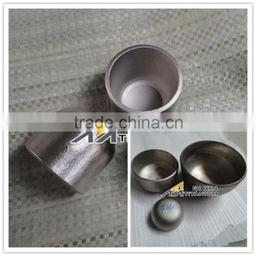 ASME 16.9 Gr1 Gr2 Titanium Pipe Fittings(cap)