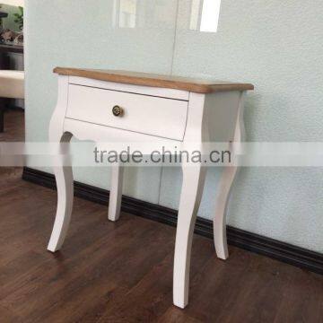 Zhejiang furniture beautiful bedroom white morden quality bedside table