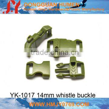 Jinyu fire starter whistle buckle for paracord bracelet