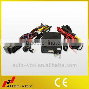 Smart track reverse parking assist system for car