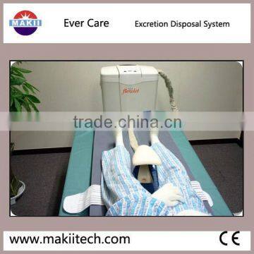 electric home care bed with toilet