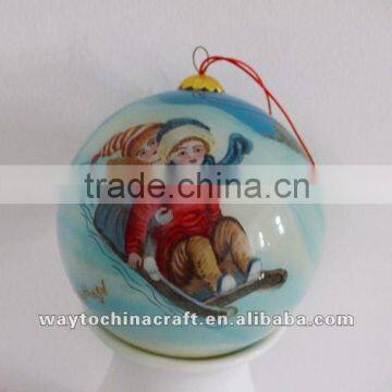 Inside painting ornament ball for -Christmas