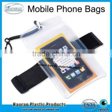 Best Price Cellphone PVC Waterproof Bags With Wristband