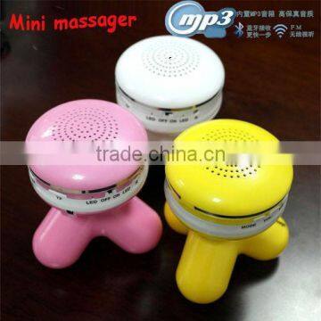 JB001 plastic bluetooth speaker with body massager