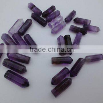 Wholesale Natural gems Amethyst point pendants Quartz Single Terminated Pencil points