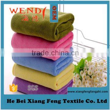 Hot Towel Good Quality Microfiber Sanding Printing Hand Face Square Towel 6087 Wendy Brand Made in China Gaoyang Town