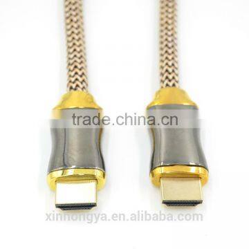 1.4V 2.0V gold plated Full HD 1080P HDMI Cable - Supports Ethernet, 3D, and Audio Return