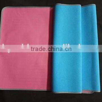 durable and long lasting TPE fitness yoga Towel 3mm Pink