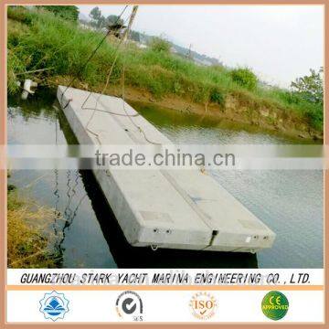 China top quality aluminum/ steel or concrete floating dock pontoon supplier