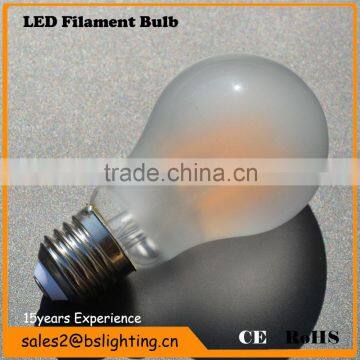 hot sale in market frosted A19/A60 led filament edison style bulb