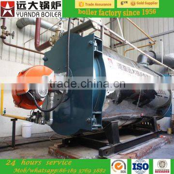 5ton Horizontal Style and Steam Output gas steam boiler