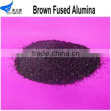 Brown Fused Alumina adapted to Sandblasting and refractory