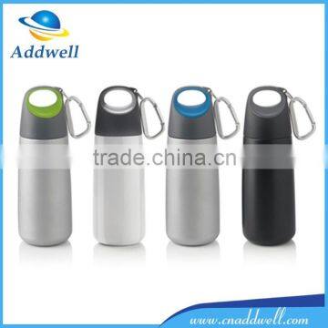 Portable sport travel stainless steel thermos vacuum flask with carabiner                        
                                                Quality Choice