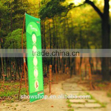 Patent design easy to use manufacturer bamboo X- banner 60*180cm