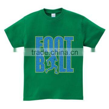 Hotfix Iron on Glitter Motif Football Lover Men Tshirt photo-5