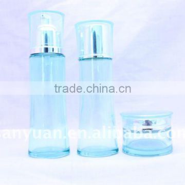 Glass toning lotion bottle