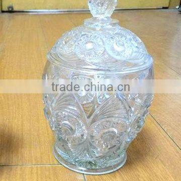Hot Sale High Quality Clear Glass Vases With Lids Supplier's Choice