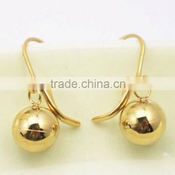 Chinese Fashion Latest New Model Designs Fancy Gold Stainless Steel Earring for Women