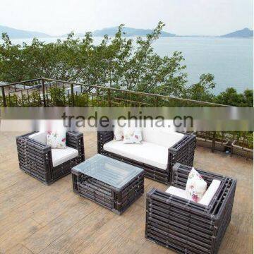 Modern rattan furniture high range outdoor sofa set