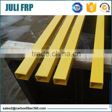 Factory Supply Pultruded Fiberglass FRP Square Tube, Channel