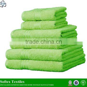 2015 China Supplier 100% Cotton 6 Pieces Bath Hotel Towel Sets photo-4