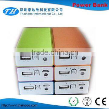 wholesale 4400mah usb power bank portable universal power bank laptop power bank CE FCC ROHS