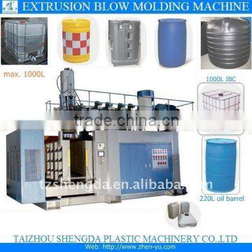 plastic extruder blow molding machine