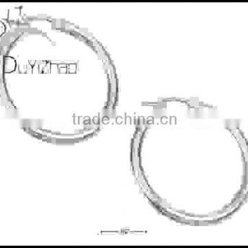 hot sale 925 silver hoop earrings