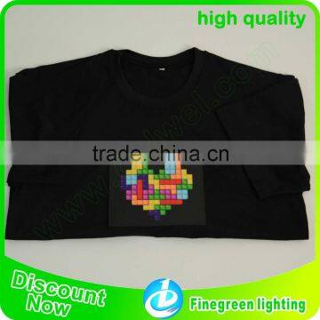 custom led t shirt