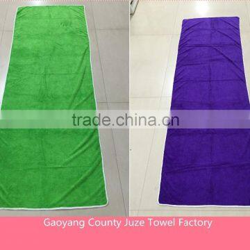 61*183cm microfiber non-slip hot yoga towel wholesale