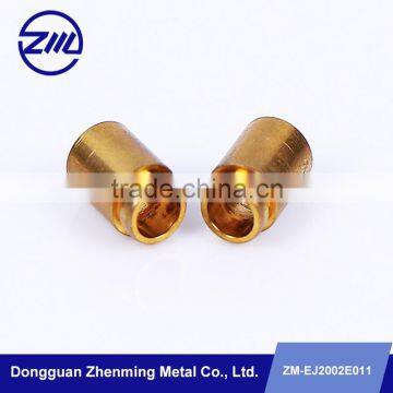 China factory make metal sleeve brass earphone sleeve custom design