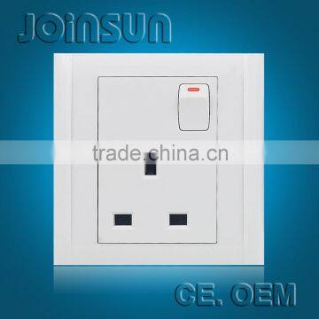 3-pin wall electrical switch socket