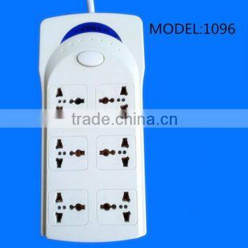 latest invention 6way multi power electrical product electric switch extension socket outlet