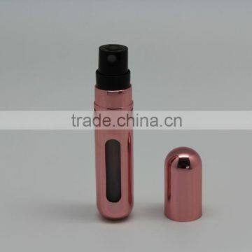 Aluminum perfume atomizer with blister card