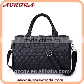 Wholesale handbag china guangzhou PU Leather quilted women bag fashion handbag women handbag                        
                                                Quality Choice