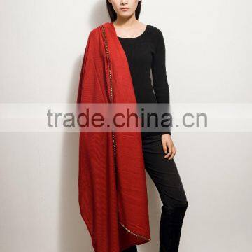 New Model Pashmina Gold Metallic Cape Shawl photo-4