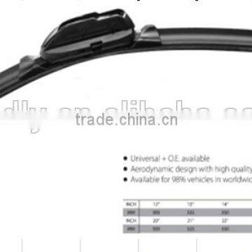 Customized Car Windshield Wiper Blade with Insert Molding Integrates Rubber and Metal Parts