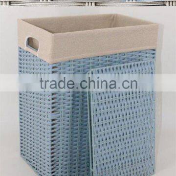 new design plastic basket for bathroom dirty clothes