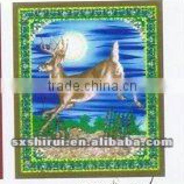 Wild animal design polar fleece blanket