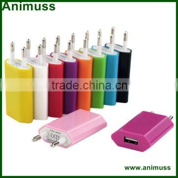 CE ROSH Colorful EU/US/UK Plug AC Power Adapter Wall USB Car Mobile Phone Smart IC Charger for Iphone Android Tablet Quality Choice photo-2