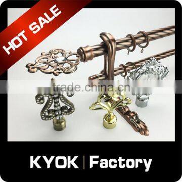 KYOK 12 Years Curtain Accessories Curtain Poles Factory ,400cm Curtain Poles