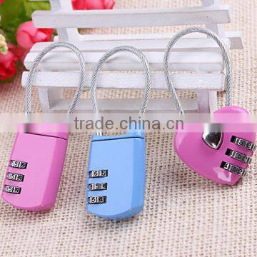 2015 New Products Combination Cable Safety Lock For Digital Lock photo-2