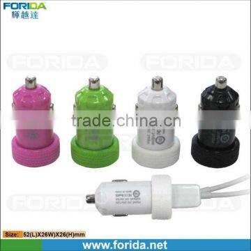 3.1A 2USB mini car charger for iPAD.iphone.