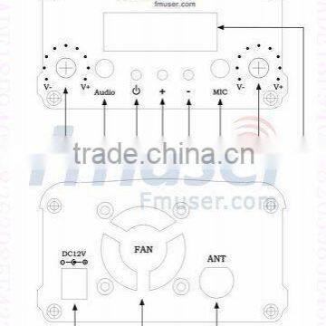 FM Radio Transmitter 5watt fm Transmitter