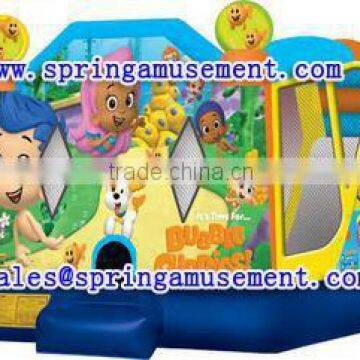 commercial and cheap inflatable combo, inflatable bouncer and slide SP-C4020