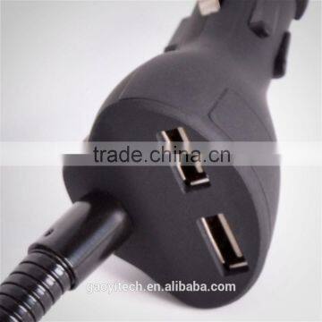 Universal Dual USB Car Charger Smartphone Charger Holder 5V 2.1A Steadily Hold