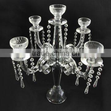 Crystal candle holder crystal candelabra centerpieces wholesale wedding event--