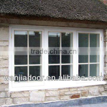 American style PVC fixed single pane windows